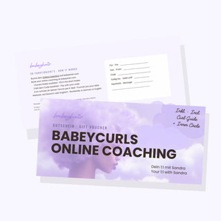 BabeyCurls Online Coaching Geschenk-Gutschein