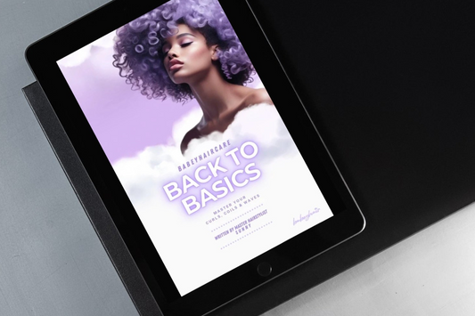 Back to Basics Curl Care E-Book auf dem Tablet
